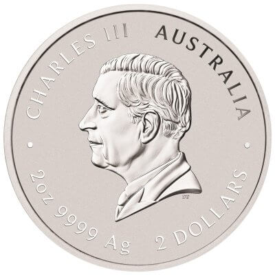 2026 P Australia Silver Lunar Series III Year of the Horse 2 oz $2 - BU