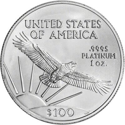 American Platinum Eagle (1 oz) $100 - BU - Random Date