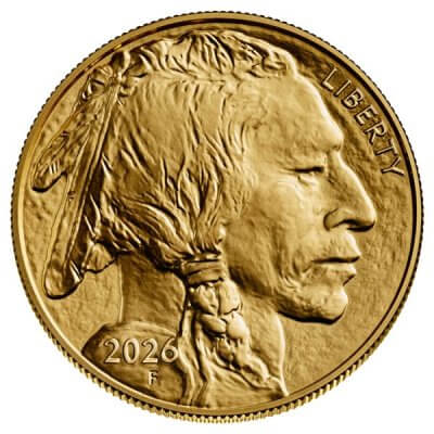 2026 American Gold Buffalo 1 oz $50 - BU - 1 Roll - 20 Coins in Mint Tube
