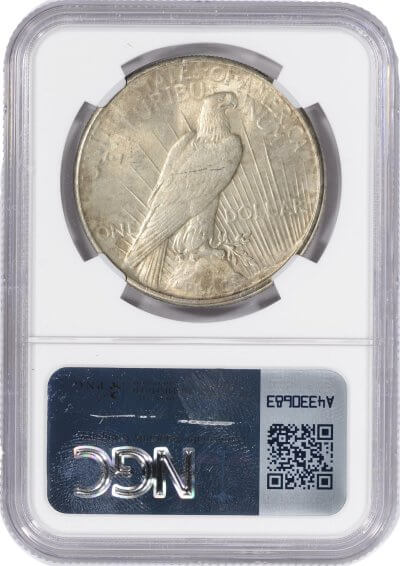1935 US Peace Silver Dollar $1 - NGC Brilliant Uncirculated