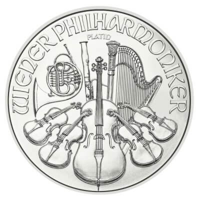 2026 Austria Platinum Philharmonic 1 oz 100 Euro - BU