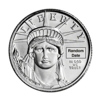 American Platinum Eagle (1/10 oz) $10 - BU - Random Date
