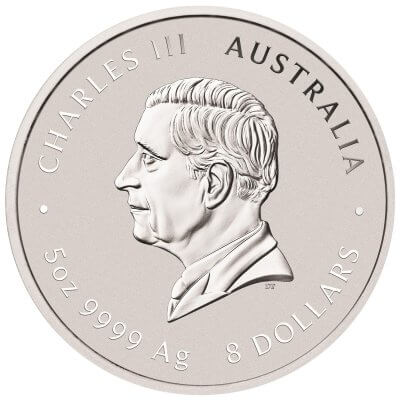 2026 P Australia Silver Lunar Series III Year of the Horse 5 oz $8 - BU