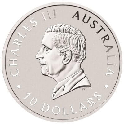 2026 P Australia Silver Kookaburra 10 oz $10 - BU