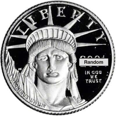 American Platinum Eagle Proof 1/10 oz $10 - Coin in Capsule - Random Date