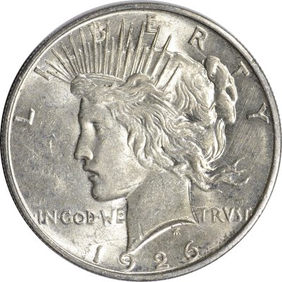 1926 D US Peace Silver Dollar $1 - AU - Roll of 20 Coins