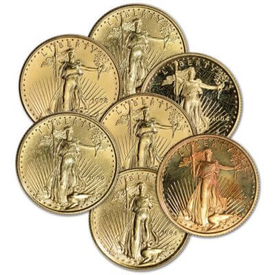 American Gold Eagle 1/4 oz $10 - Cull Condition - Random Date