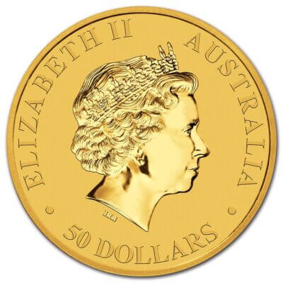Australia Gold Kangaroo - 1/2 oz - $50 - BU - Random Date