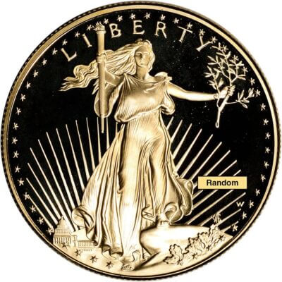 American Gold Eagle Proof 1 oz $50 - Coin in Capsule - Random Date