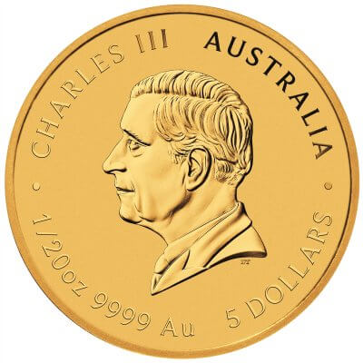 2026 P Australia Gold Lunar Series III Year of the Horse 1/20 oz $5 - BU