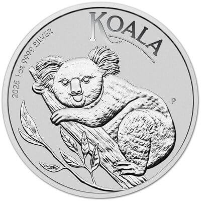 2025 P Australia Silver Koala 1 oz $1 - BU