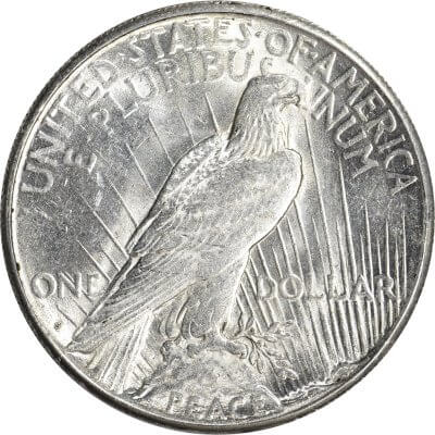 1925 S US Peace Silver Dollar $1 - AU