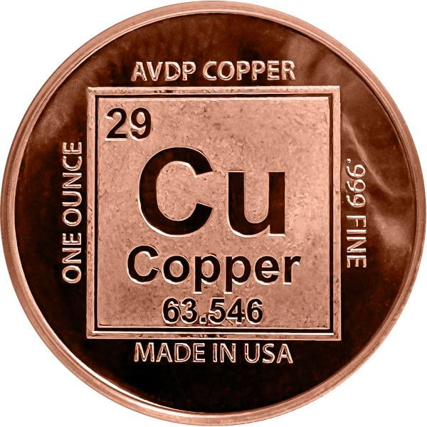 1 oz. Highland Mint Copper Round .999 Fine - Ben Franklin - Tube of 20 #2