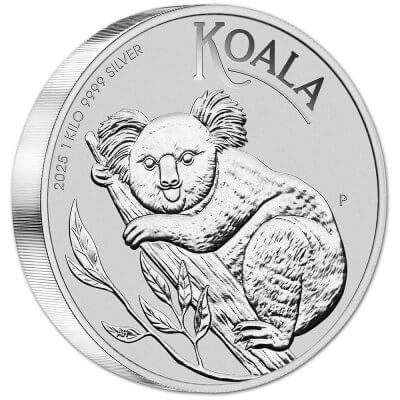 2025 P Australia Silver Koala Kilo 32.15 $30 - BU