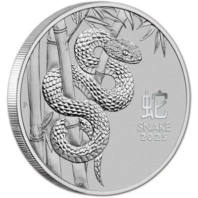 2025 P Australia Platinum Lunar Series III Year of the Snake 1 oz $100 - BU