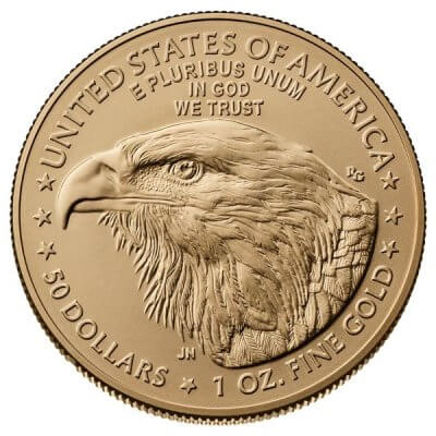 2026 American Gold Eagle 1 oz $50 - BU