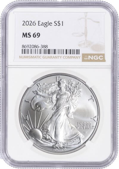 2026 American Silver Eagle - NGC MS69