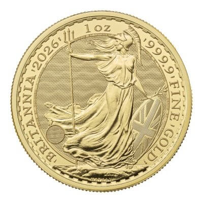 2026 Great Britain Gold Britannia £100 1 oz - BU