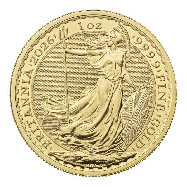 2026 Great Britain Gold Britannia £100 1 oz - BU #1