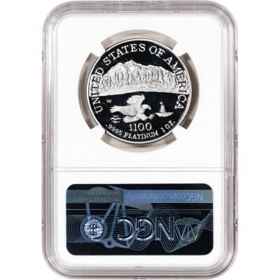 2002 W American Platinum Eagle Proof 1 oz $100 - NGC PF70 UCAM
