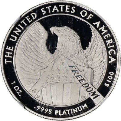 2007 W American Platinum Eagle Proof 1 oz $100 - NGC PF70 UCAM