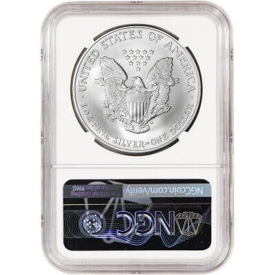 2005 American Silver Eagle Coin - NGC MS69