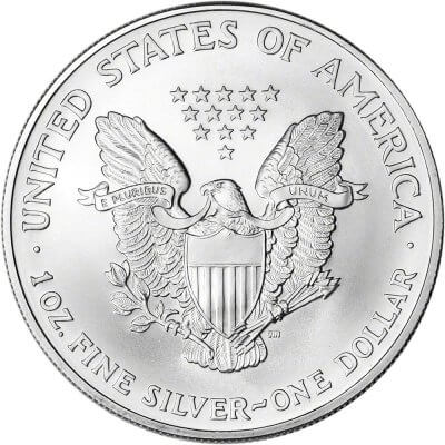 2002 American Silver Eagle 1 oz $1 - 1 Roll - Twenty 20 BU Coins in Mint Tube