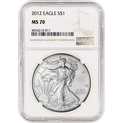 2012 American Silver Eagle - NGC MS70