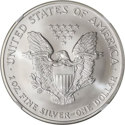 2002 American Silver Eagle Coin - NGC MS69
