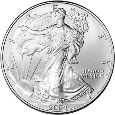 2004 American Silver Eagle Coin - NGC MS69