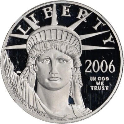2006 W American Platinum Eagle Proof 1 oz $100 - NGC PF70 UCAM