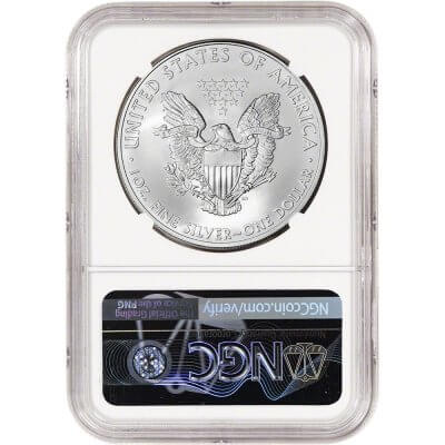 2008 American Silver Eagle Coin - NGC MS69
