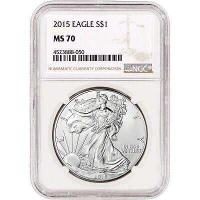 2015 American Silver Eagle - NGC MS70