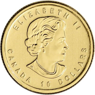 2012 Canada Gold War of 1812 1/4 oz $10 - BU