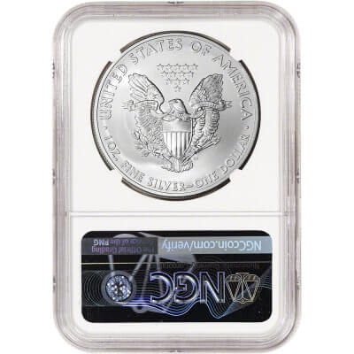 2012 American Silver Eagle - NGC MS70