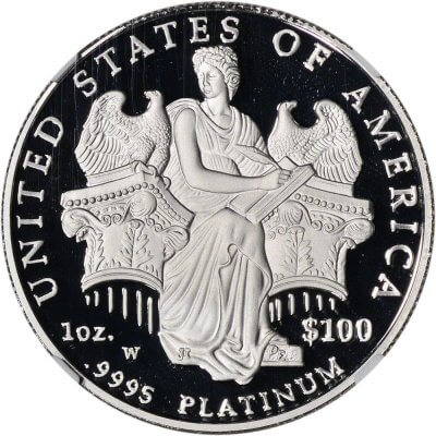 2006 W American Platinum Eagle Proof 1 oz $100 - NGC PF70 UCAM