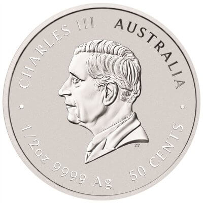 2027 P Australia Silver Lunar Year of the Goat 1/2 oz 50C - 1 Roll 20 BU Coins