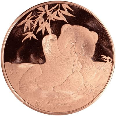 5 oz. Highland Mint Copper Round .999 Fine - Panda
