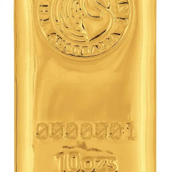 10 oz Gold Bar - Perth Mint - Cast 999.9 Fine