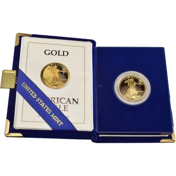 American Gold Eagle Proof 1/2 oz $25 - Coin in OGP - Random Date