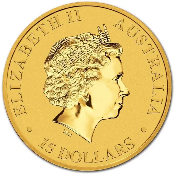 Australia Gold Kangaroo - 1/10 oz - $15 - BU - Random Date