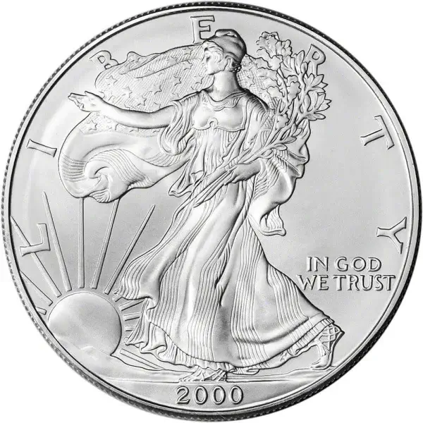 2000 American Silver Eagle Coin - NGC MS69