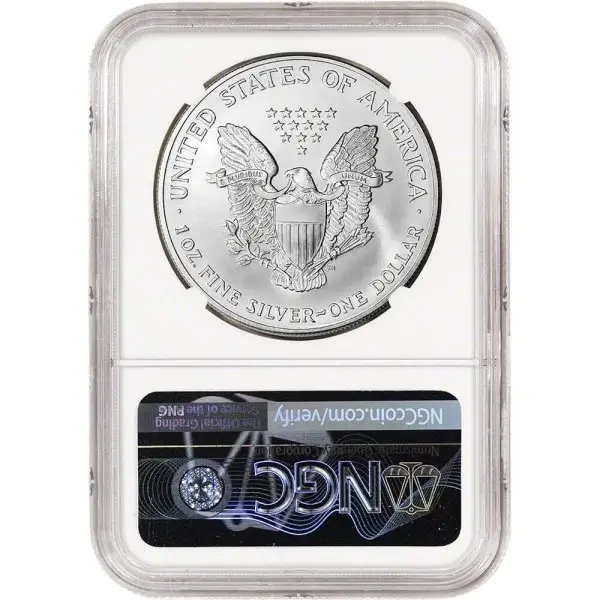2001 American Silver Eagle Coin - NGC MS69