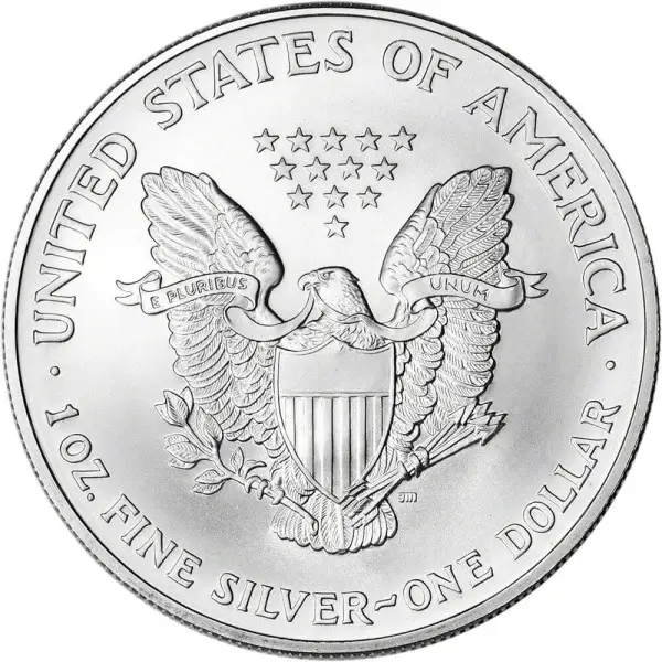 2002 American Silver Eagle 1 oz $1 - BU
