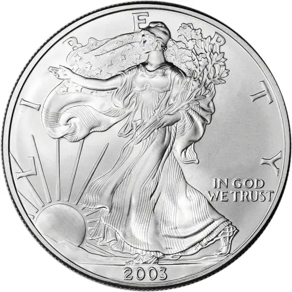 2003 American Silver Eagle Coin - NGC MS69