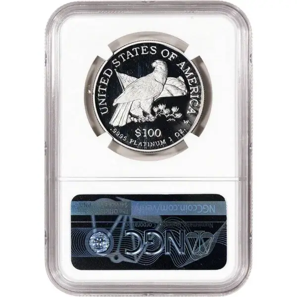 2003 W American Platinum Eagle Proof 1 oz $100 - NGC PF70 UCAM