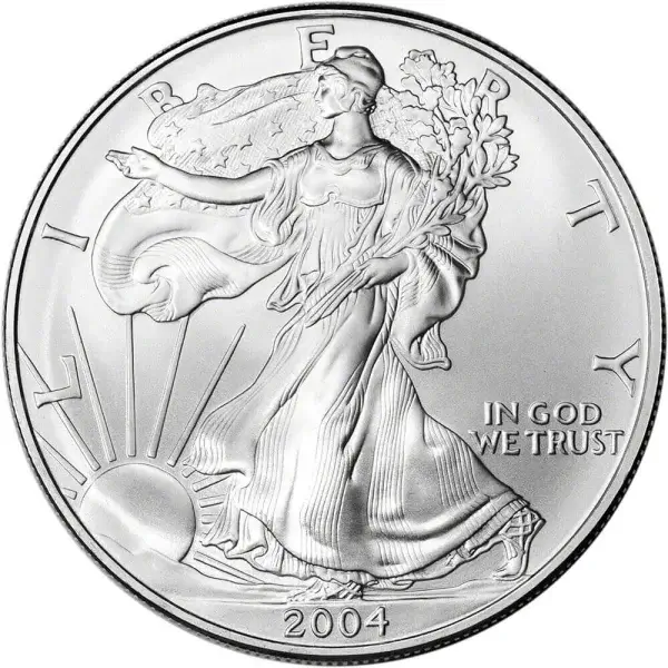 2004 American Silver Eagle 1 oz $1 - BU