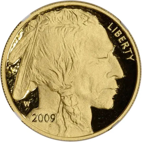 2009 W American Gold Buffalo Proof 1 oz $50 - NGC PF70 UCAM