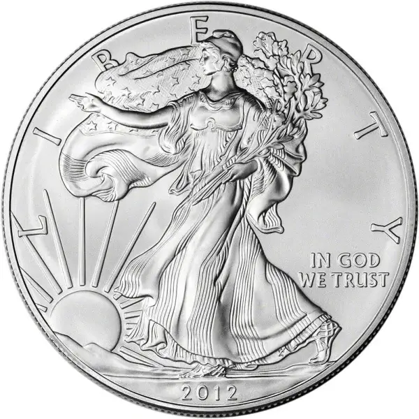 2012 American Silver Eagle 1 oz $1 - BU