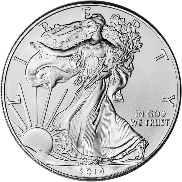 2014 American Silver Eagle 1 oz $1 - BU